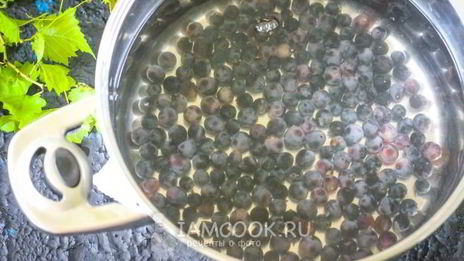 компот из синего винограда на зиму