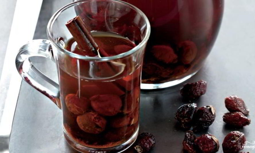 Рецепт компота из сухофруктов с шиповником