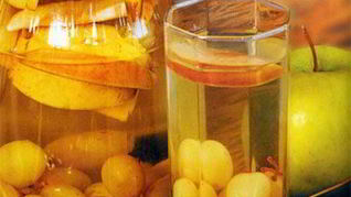 Компот из винограда с яблоками