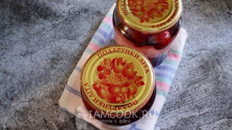 компот из вишни и клубники