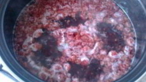 компот из замороженной малины