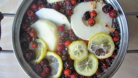 компот с шиповником и имбирем