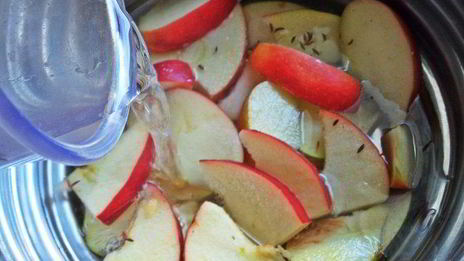 вишнево-яблочный компот