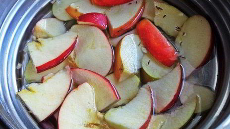 вишнево-яблочный компот