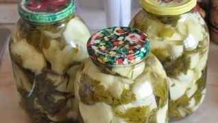 Консервированные патиссоны без уксуса