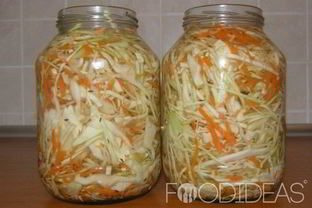 Квашеная капуста в 3-литровых банках