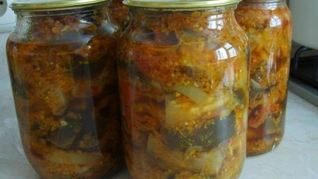 Лечо из баклажанов на зиму