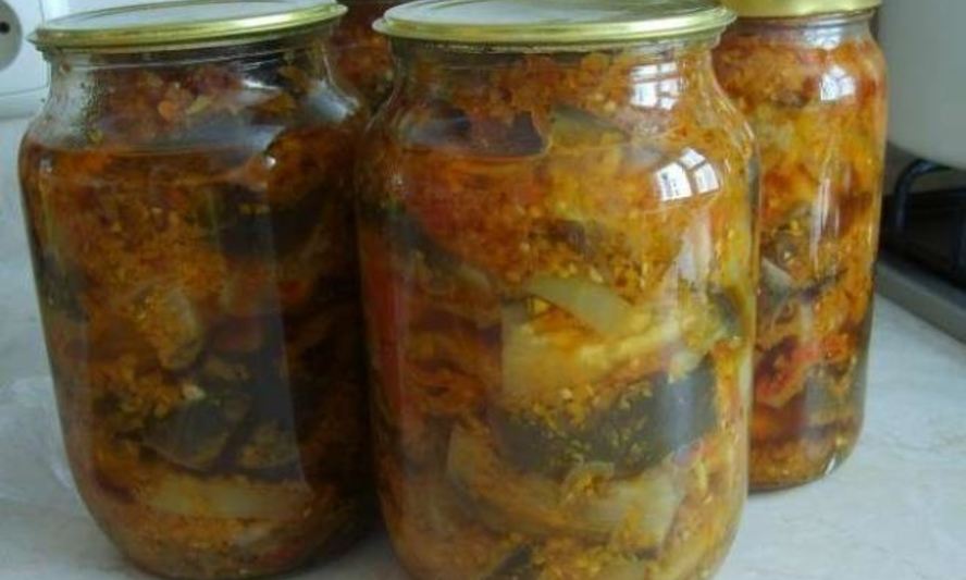 Рецепт лечо из баклажанов на зиму