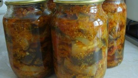 лечо из баклажанов на зиму