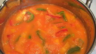 Лечо из болгарского перца и помидоров