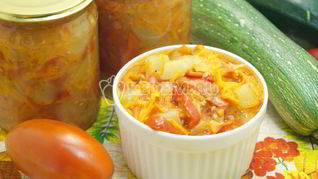 Лечо из кабачков на зиму