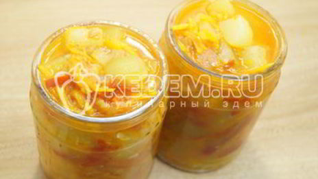 лечо из кабачков на зиму