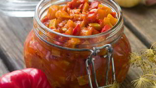 Лечо из кабачков с морковью и помидорами