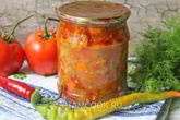 Лечо из кабачков с помидорами на зиму