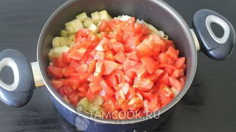 лечо из кабачков с помидорами на зиму