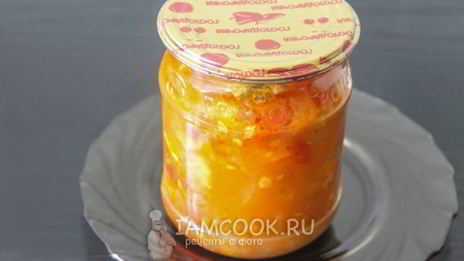 лечо из кабачков с помидорами на зиму