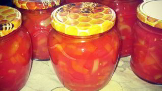 Лечо из перца и помидоров