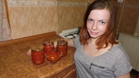 лечо из помидор с луком и перцем