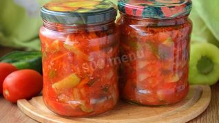 Лечо помидоры огурцы