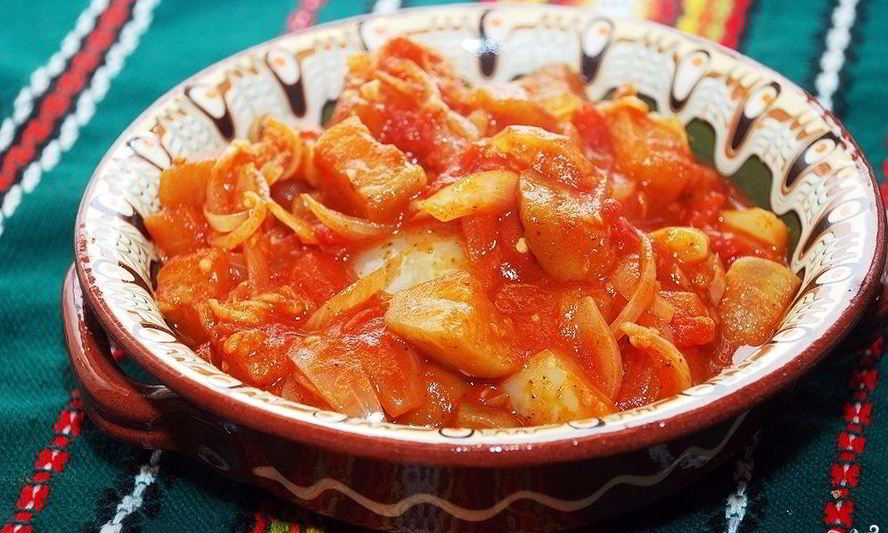 Рецепт лечо с баклажанами и помидорами