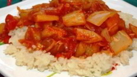 лечо с баклажанами и помидорами