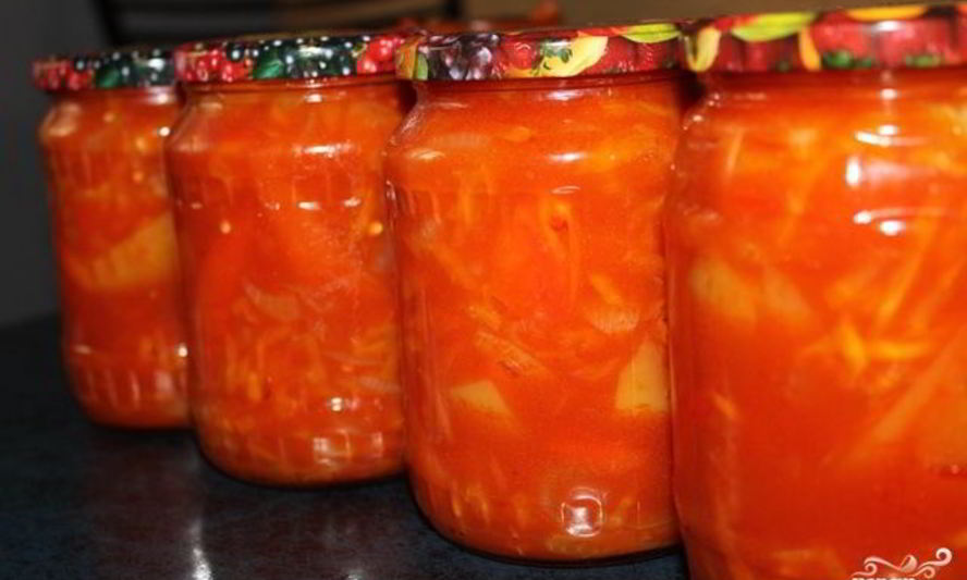 Рецепт лечо с фасолью на зиму