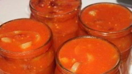 лечо с фасолью на зиму