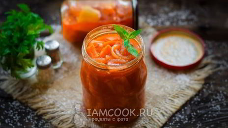 лечо с морковью и томатной пастой