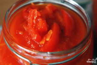 Лечо с томатной пастой