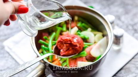 лечо со стручковой фасолью на зиму