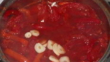 помидорное лечо