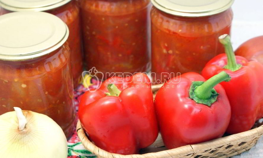 Рецепт сладкого лечо