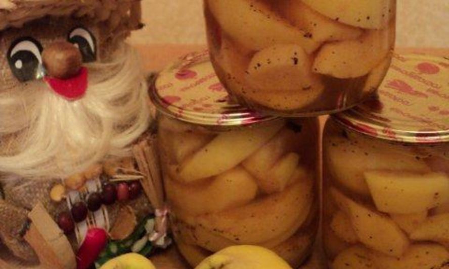 Рецепт айвы маринованной