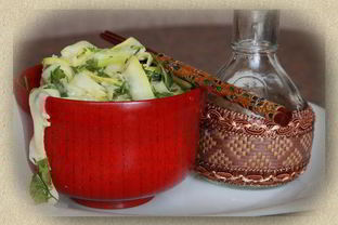 Быстрые маринованные кабачки