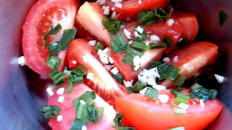 быстрые маринованные томаты и перцы