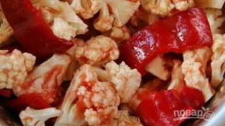 капуста, маринованная в томатном соке