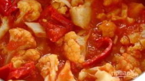 капуста, маринованная в томатном соке