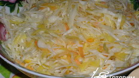 маринованная капуста с цитрусовой ноткой