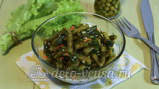 Маринованная стручковая фасоль