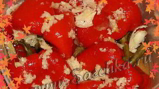 Маринованный красный сладкий перец