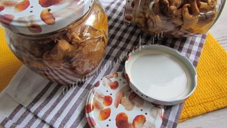 маринованные лисички на зиму