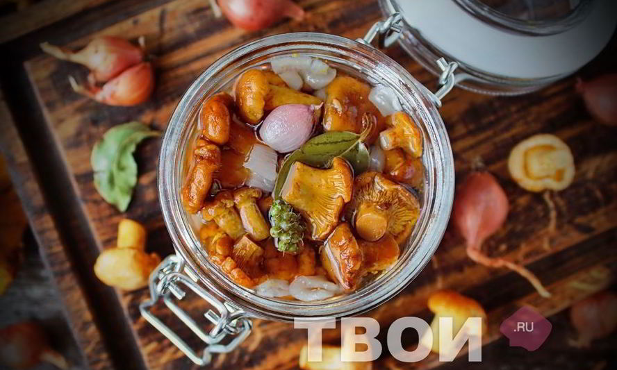 Рецепт маринованных лисичек
