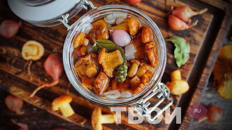 маринованные лисички