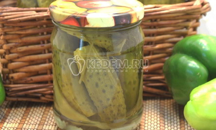 Рецепт маринованных огурцов с болгарским перцем