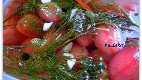 маринованные помидоры в стиле ню