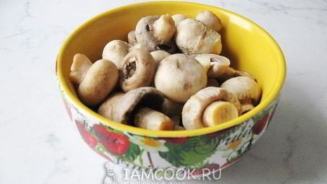 маринованные шампиньоны с укропом и чесноком