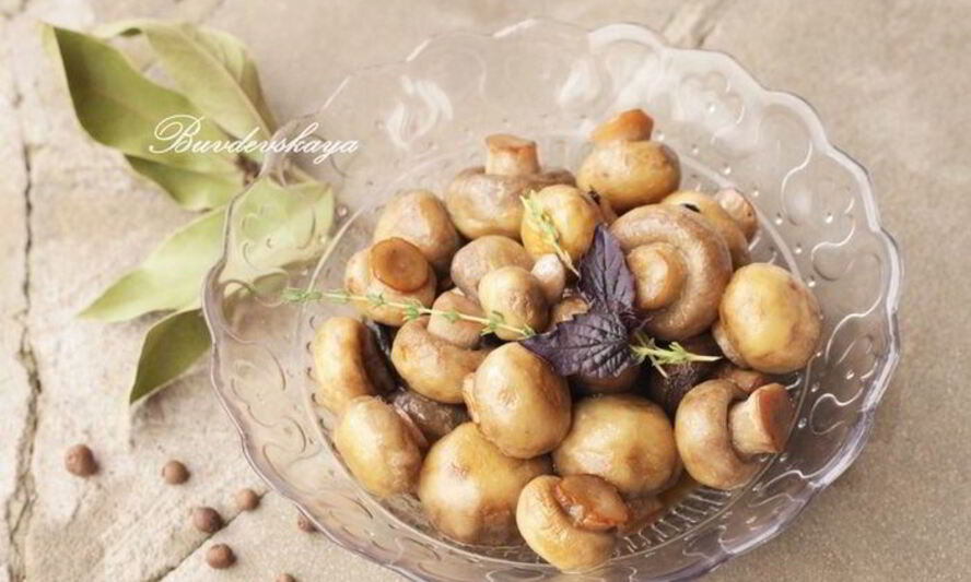 Рецепт маринованных шампиньонов экспресс