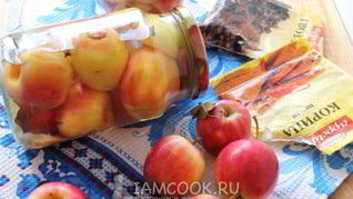 Маринованные яблоки на зиму