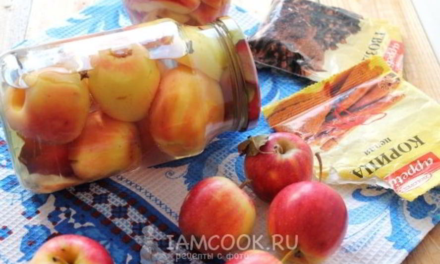 Рецепт маринованных яблок на зиму