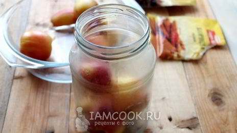 маринованные яблоки на зиму